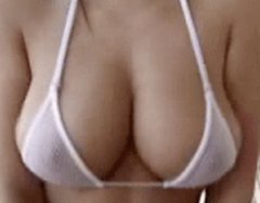 Enlarged Babe Breast Porn Gif