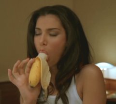 Roselyn Sanchez Eating A Banana Porn Gif