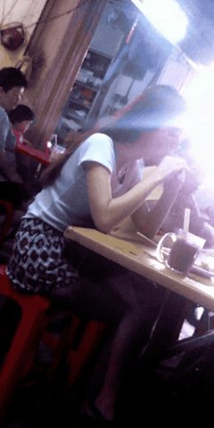 chiobu enjoying breakfast Porn Gif